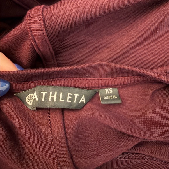 Athleta cloud light long sleeve relaxed asymmetrical top- Size XS - Picture 8 of 9